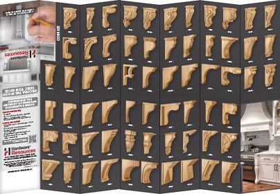 Cover of the Decorative Wood Selection Guide by Hardware Resources.