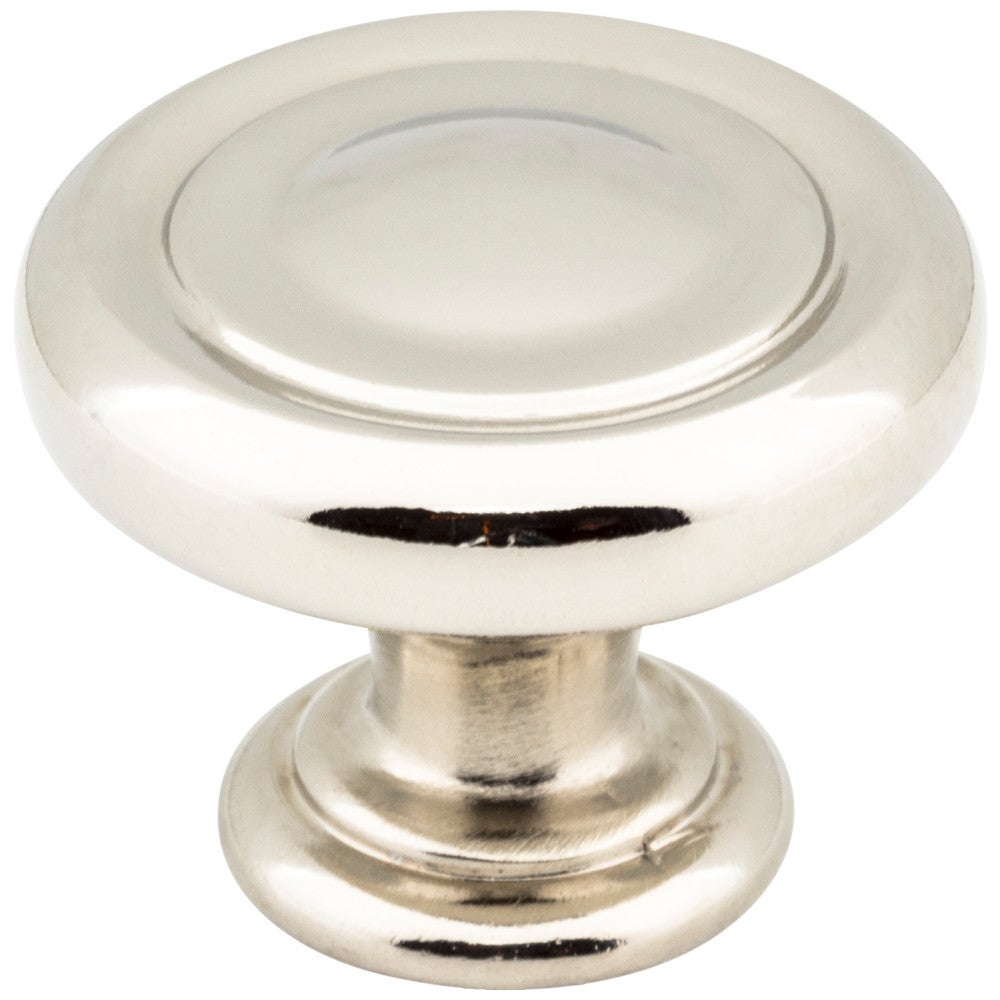 1-1/4" Diameter Polished Nickel Bremen 1 Cabinet Knob