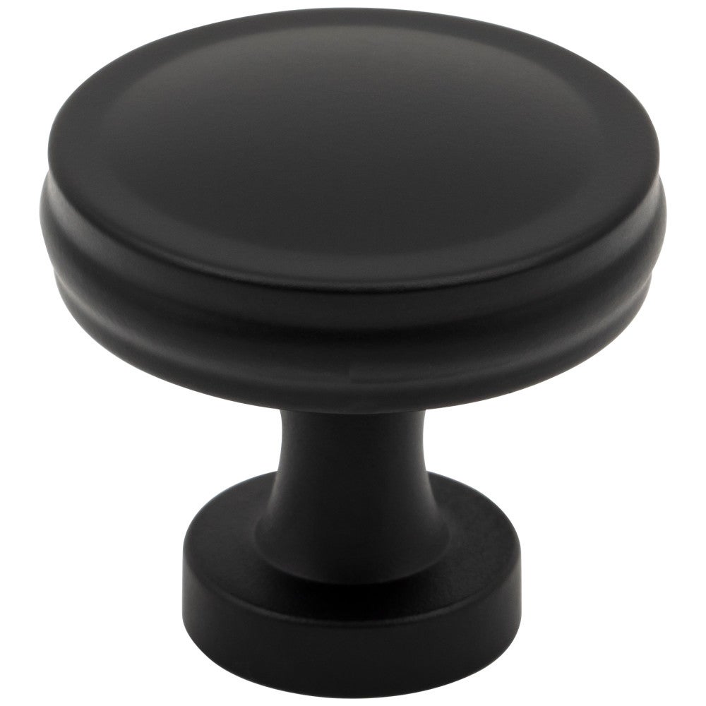 1-3/8" Diameter Matte Black Jules Cabinet Knob