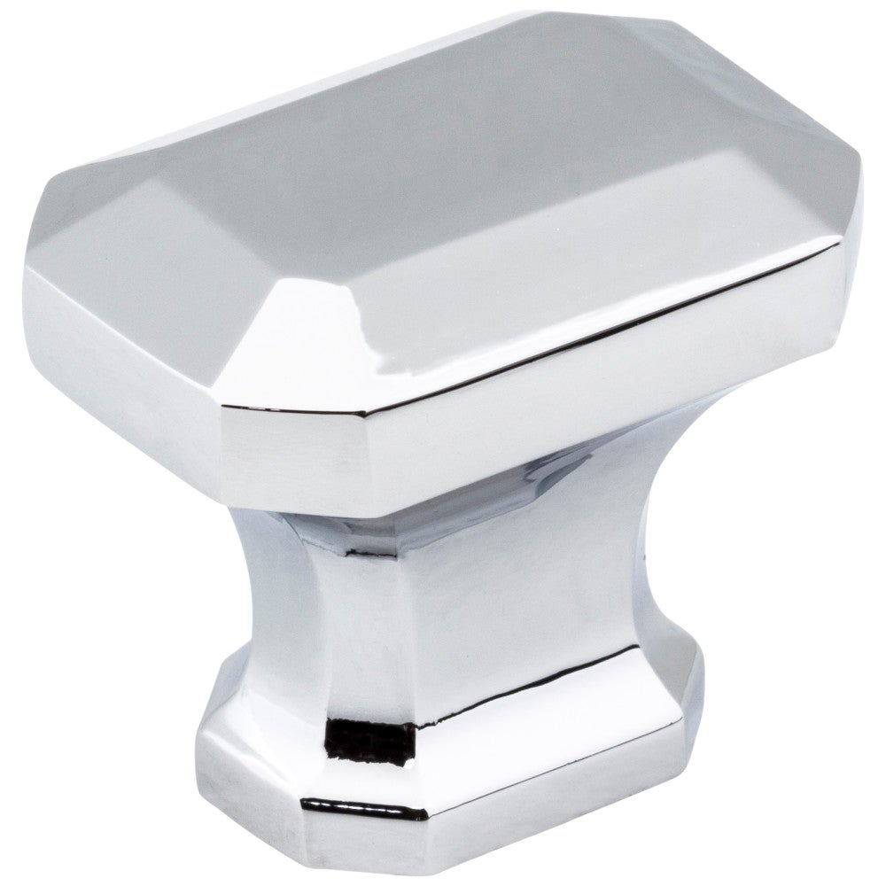 1-1/4" Overall Length Polished Chrome Emerald Ella Cabinet Knob