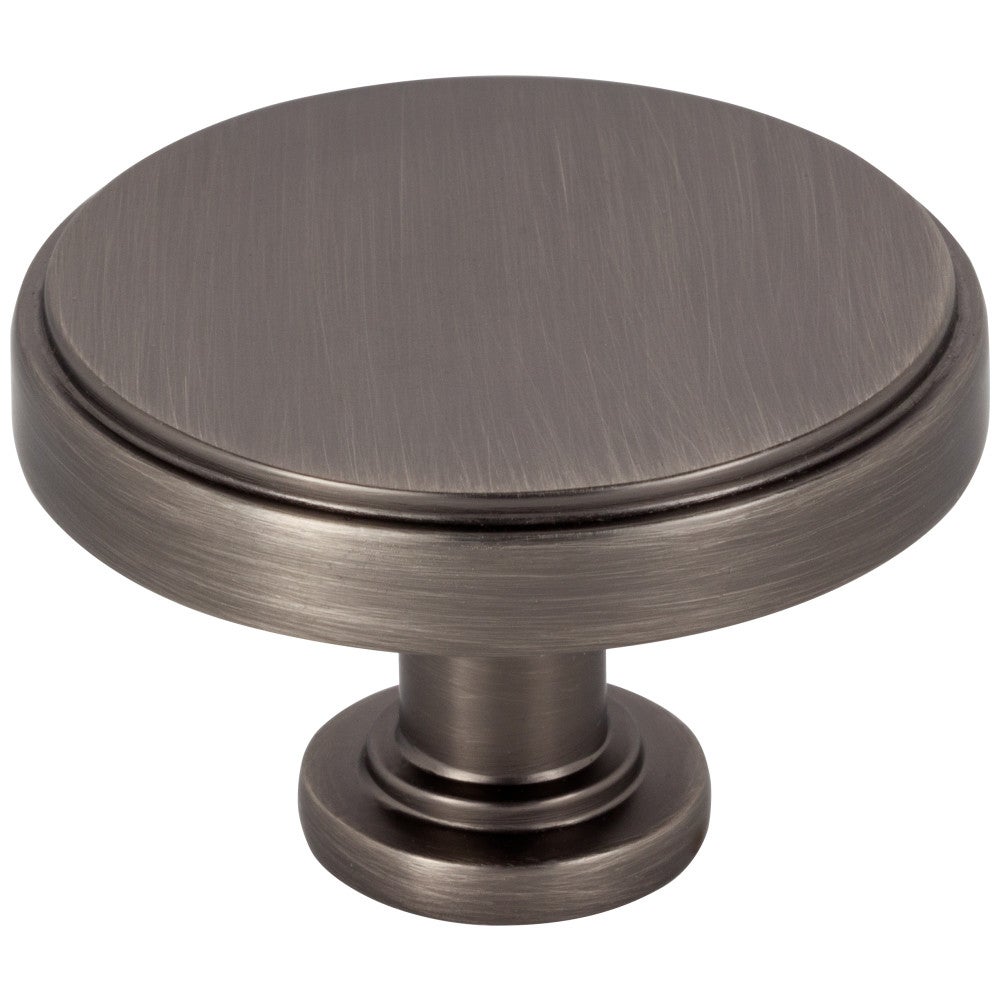 1-3/4" Diameter Brushed Pewter Richard Cabinet Knob