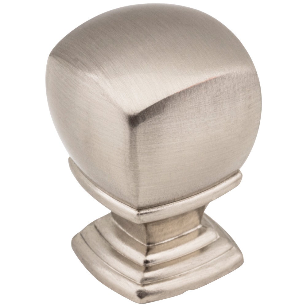 1" Overall Length  Satin Nickel Katharine Cabinet Knob