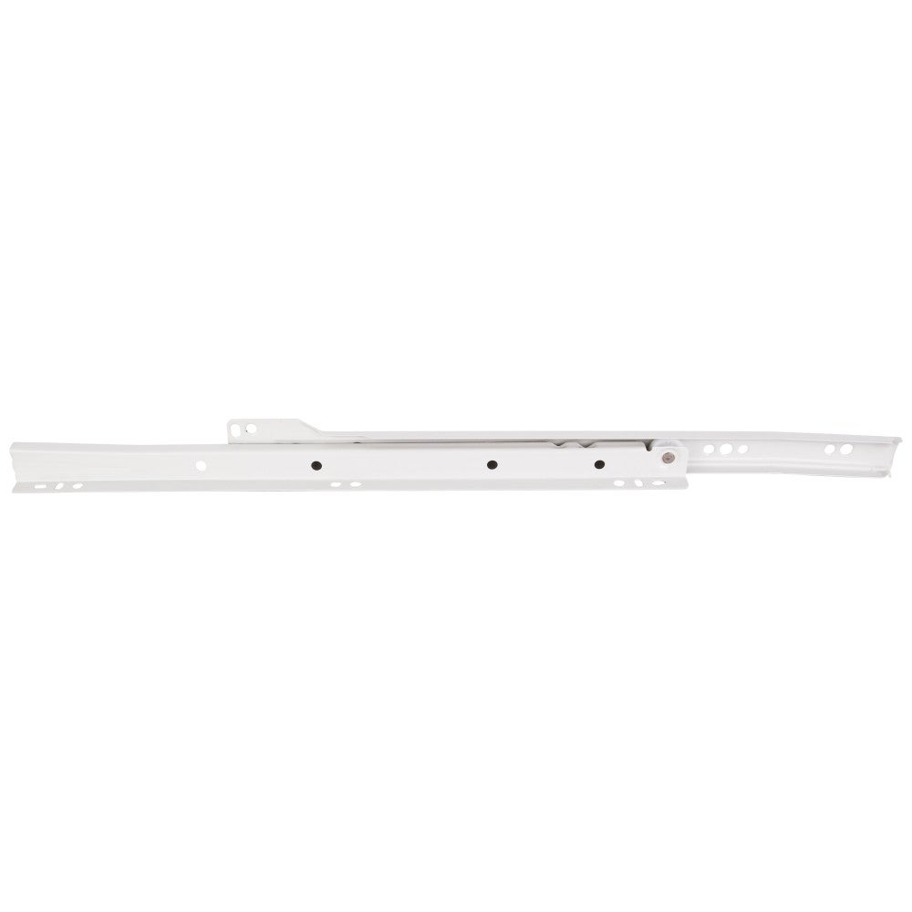 Economy Cream White Self-closing 3/4 extension Side Mount Epoxy Slide, Split Slides in Bulk Pack