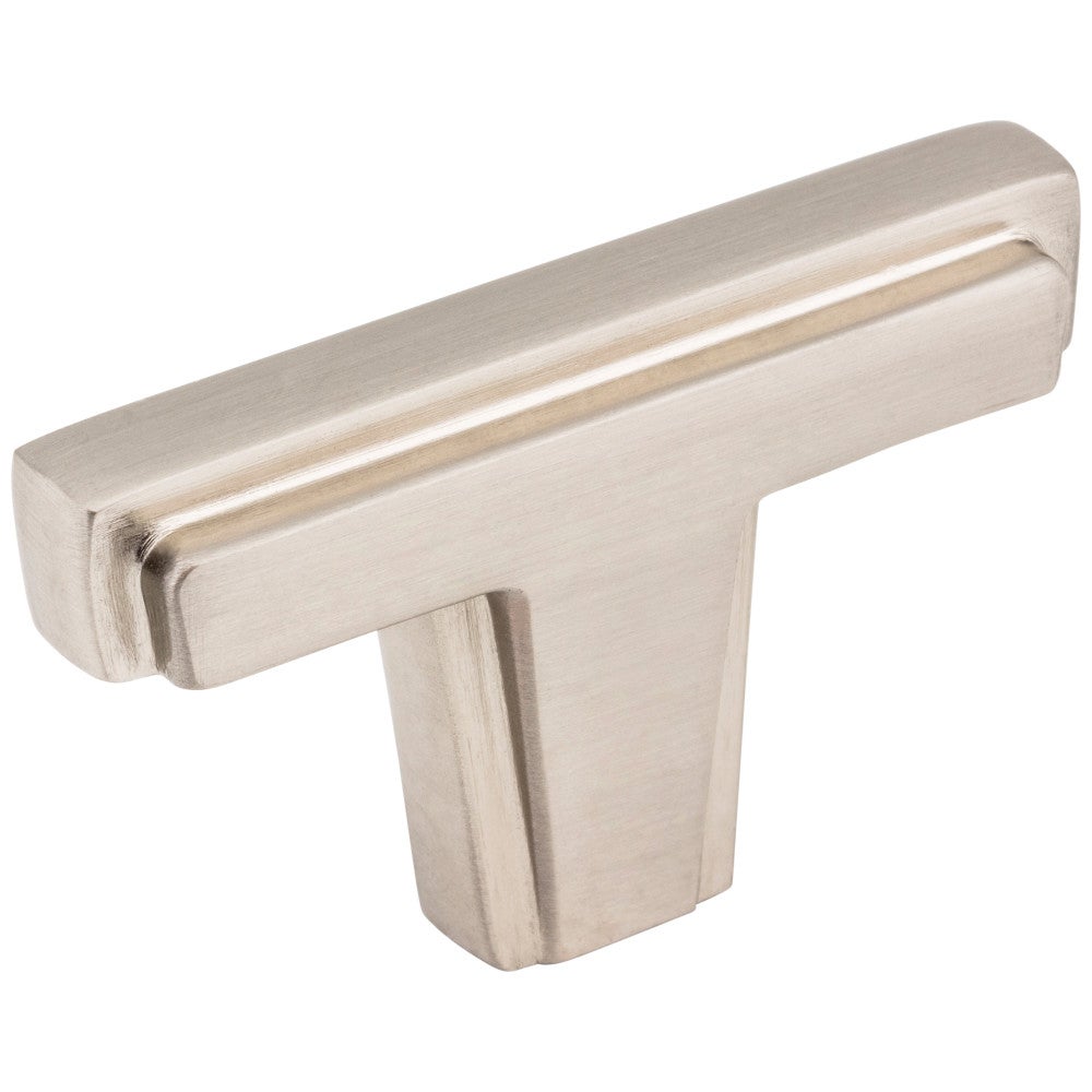 2" Satin Nickel Lexa Cabinet "T" Knob