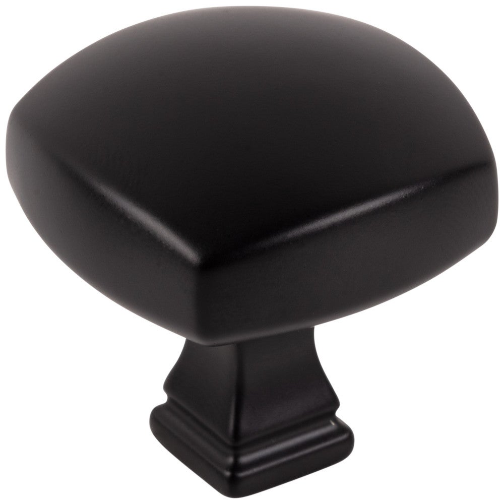 1-3/8" Overall Length Matte Black Square Audrey Cabinet Knob