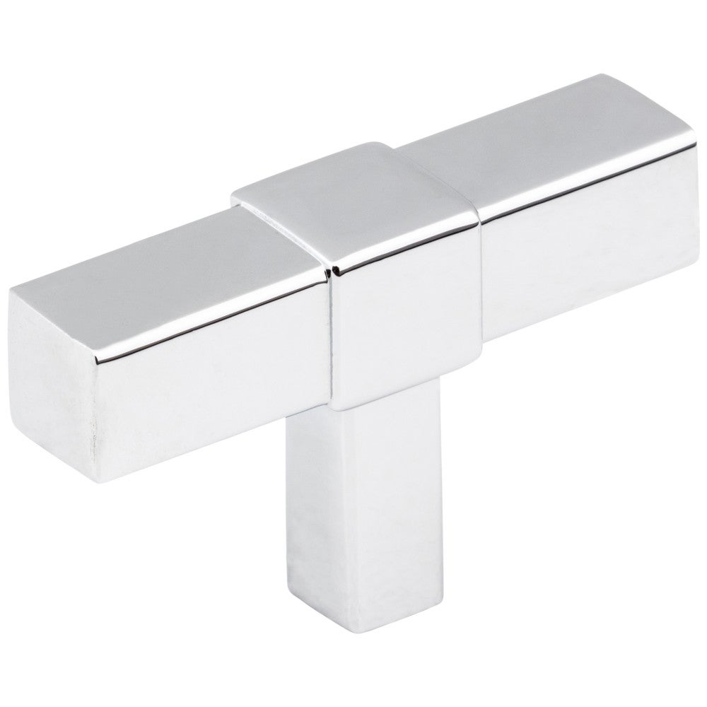2" Polished Chrome Zane Cabinet "T" Knob
