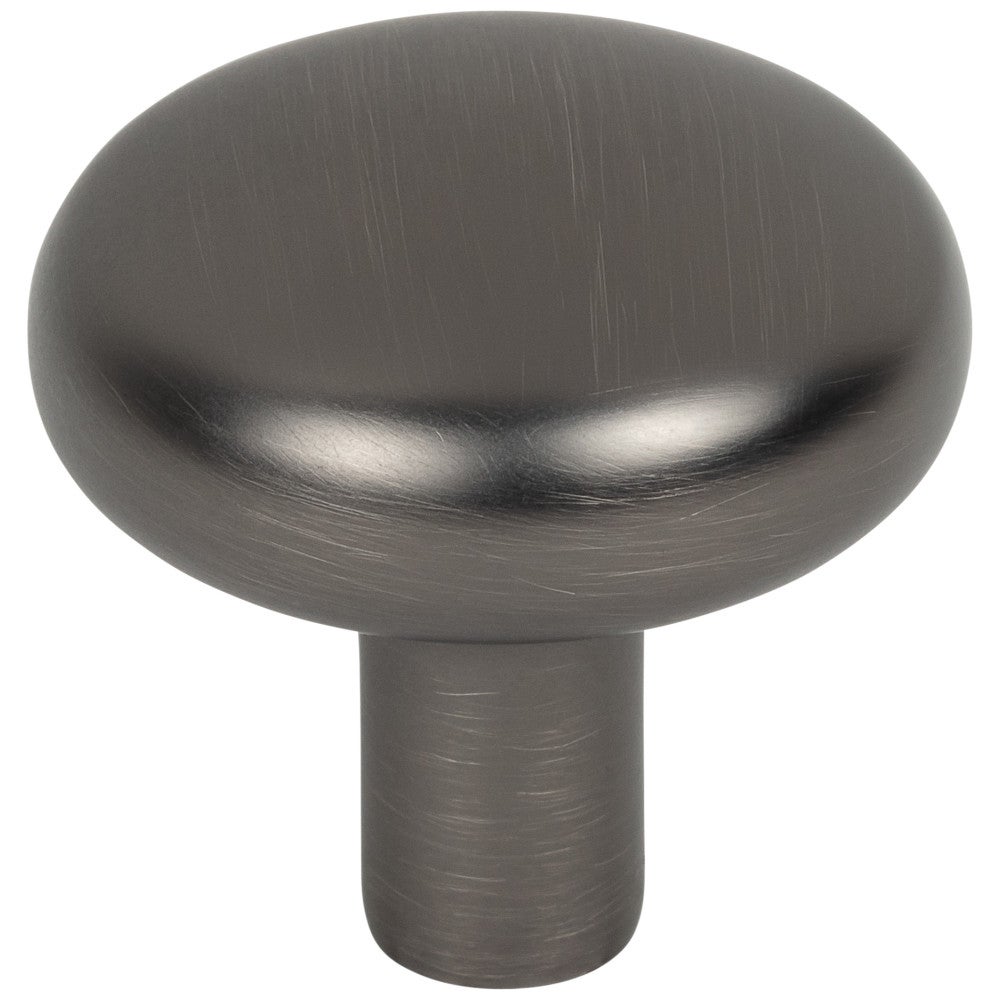 1-1/4" Diameter Brushed Pewter Loxley Cabinet Knob