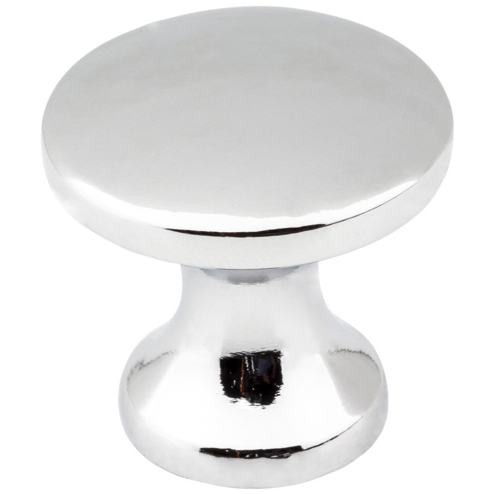 1" Diameter Polished Chrome Slade Cabinet Mushroom Knob