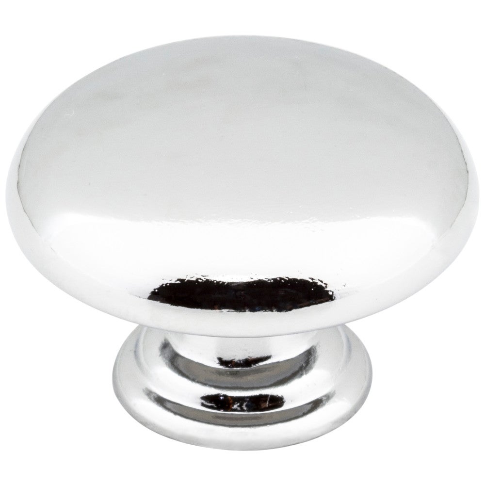 1-3/16" Diameter Polished Chrome Gatsby Cabinet Mushroom Knob
