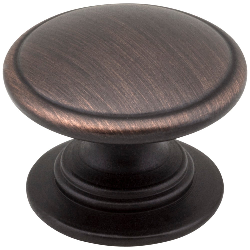 1-1/4" Diameter Brushed Oil Rubbed Bronze Durham Cabinet Knob