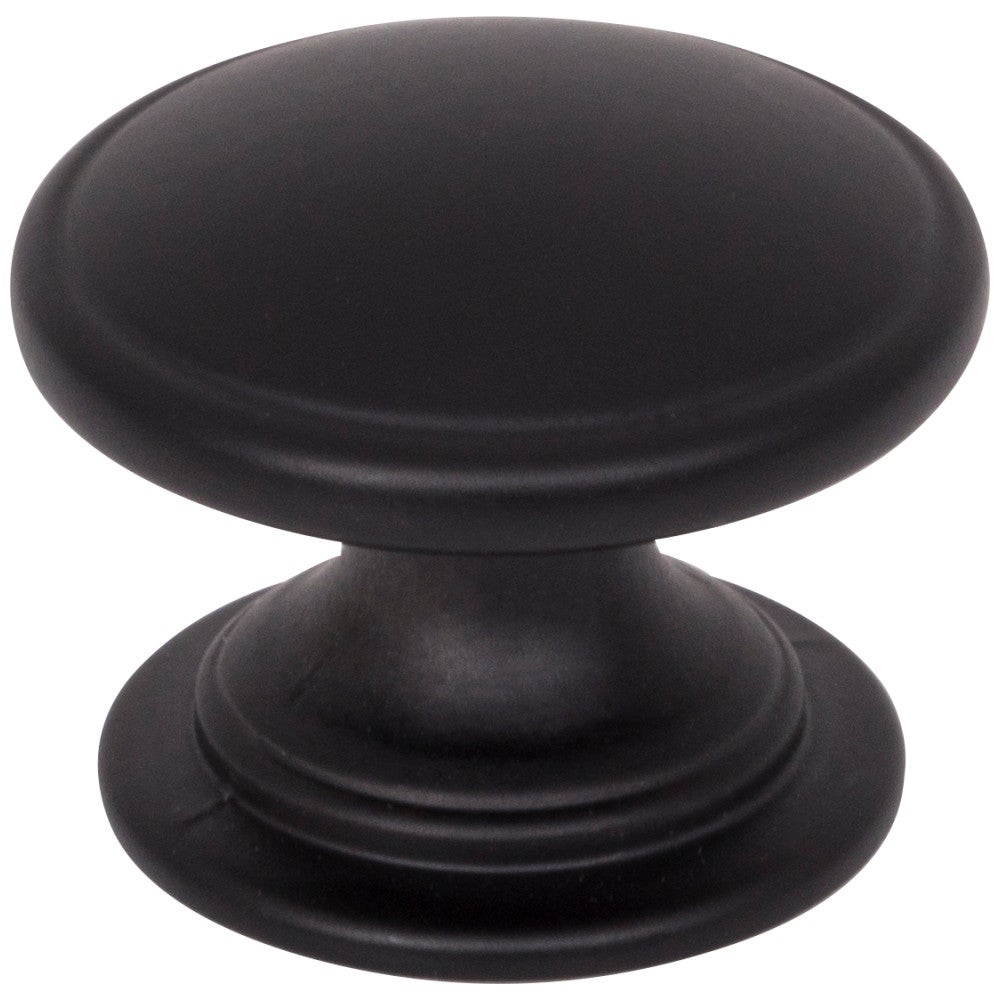 1-1/4" Diameter Matte Black Durham Cabinet Knob