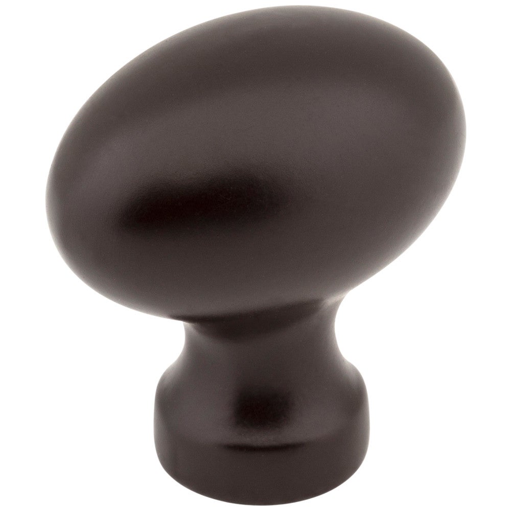 1-3/16" Overall Length Dark Bronze Football Bordeaux Cabinet Knob