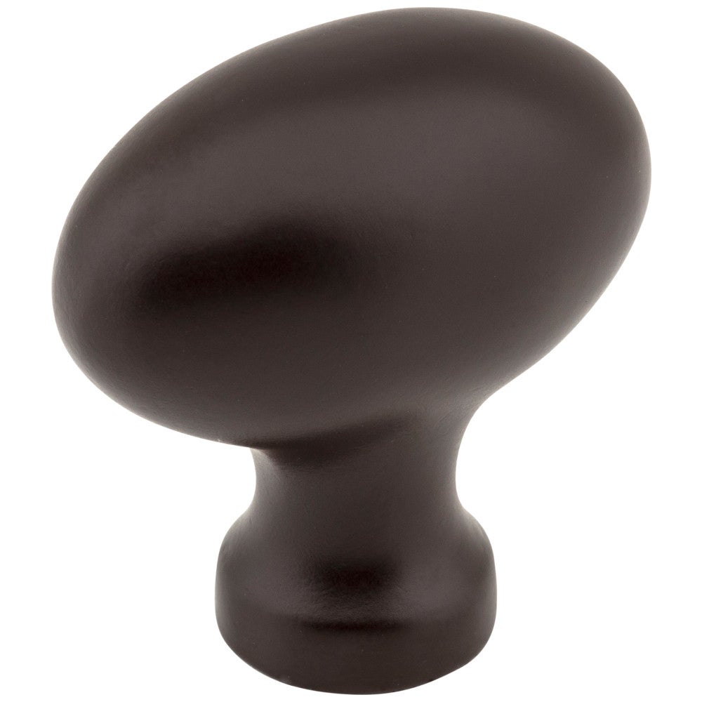 1-9/16" Overall Length Dark Bronze Football Lyon Cabinet Knob