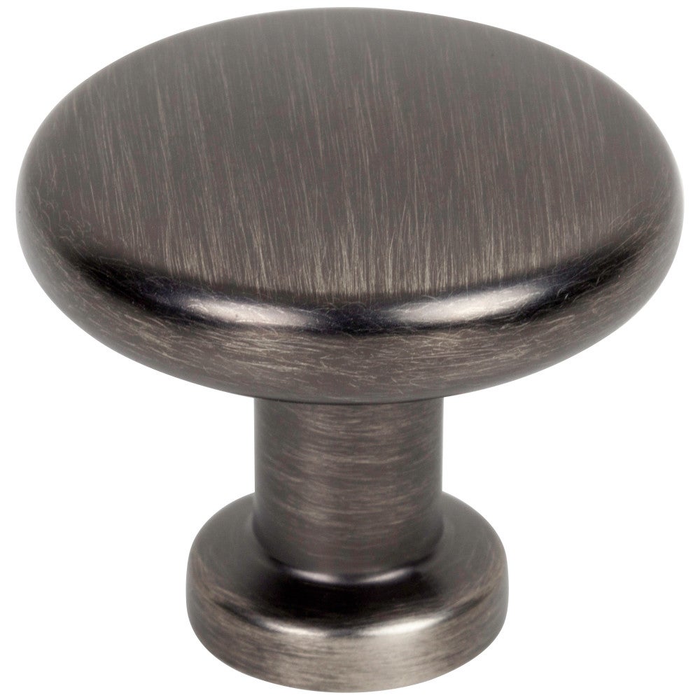 1-3/8" Diameter Brushed Pewter Weser Cabinet Knob