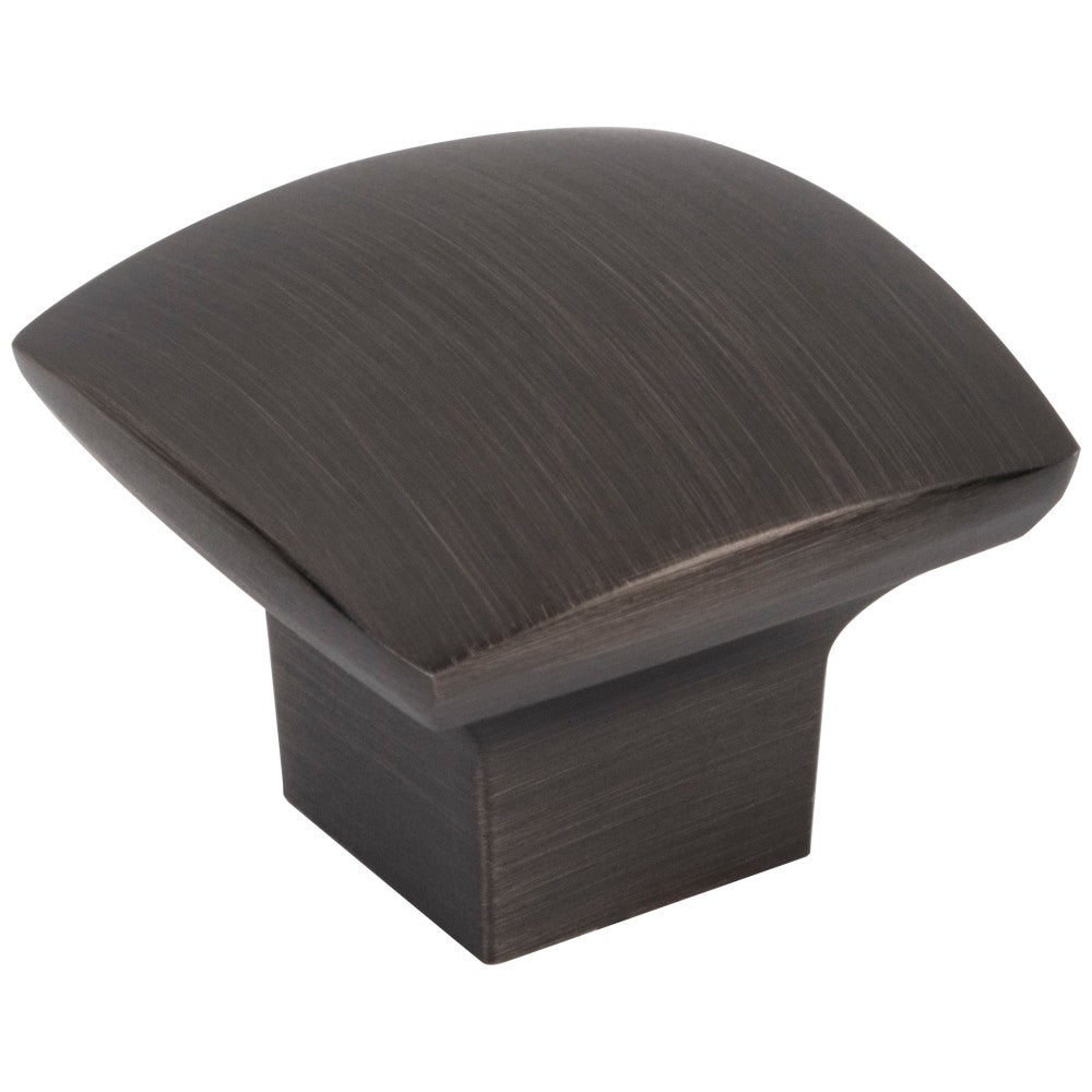 1-3/16" Overall Length Brushed Pewter Square Sonoma Cabinet Knob