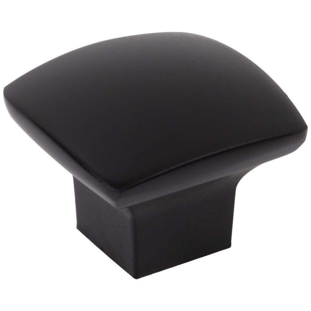 1-3/16" Overall Length Matte Black Square Sonoma Cabinet Knob