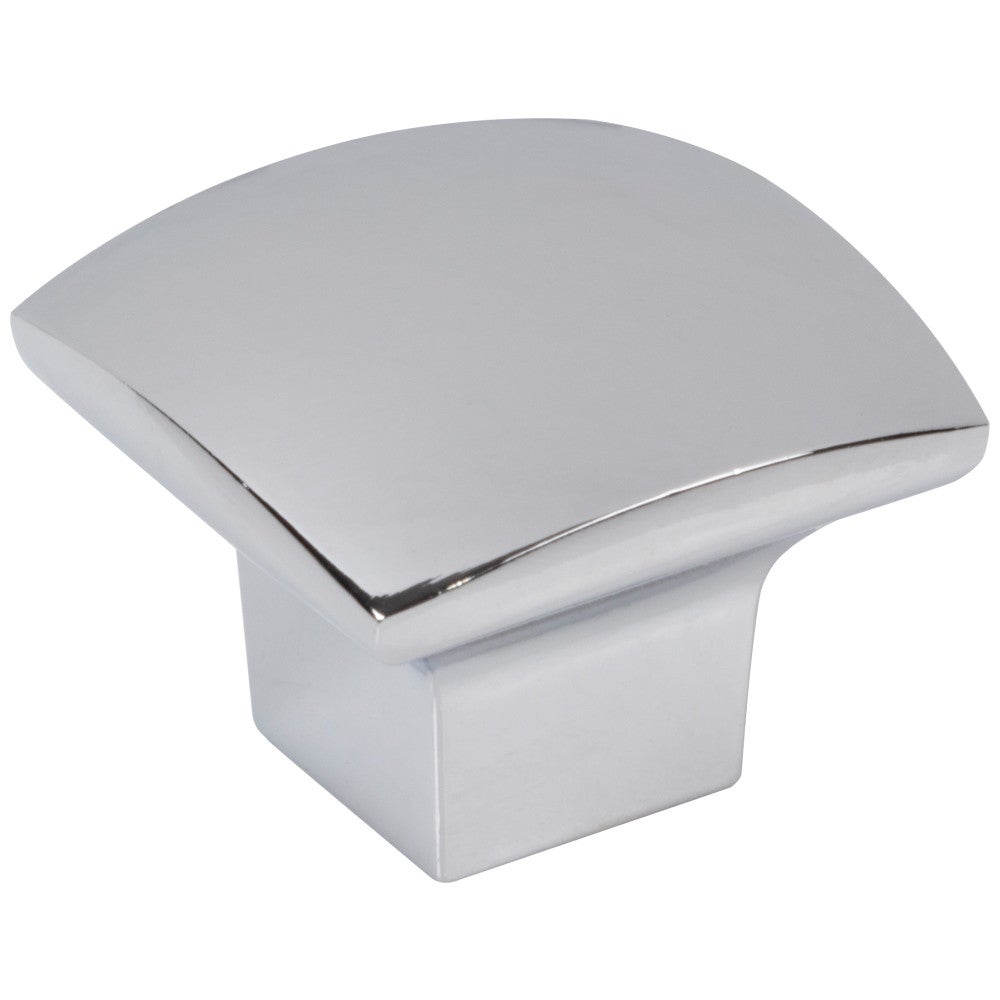 1-3/16" Overall Length Polished Chrome Square Sonoma Cabinet Knob