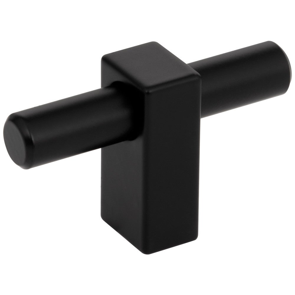 2-3/8" Overall Length Matte Black Larkin "T" Knob