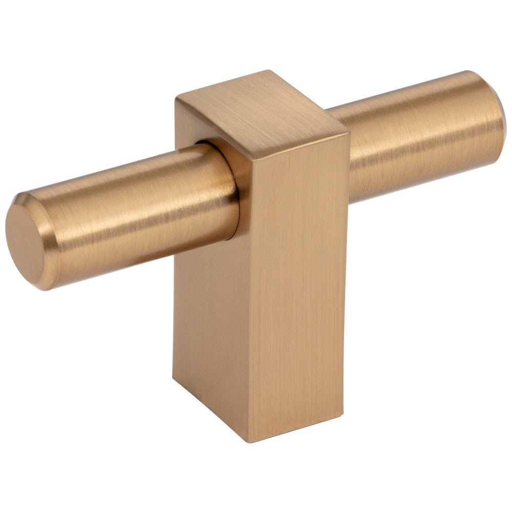 2-3/8" Overall Length Satin Bronze Larkin "T" Knob