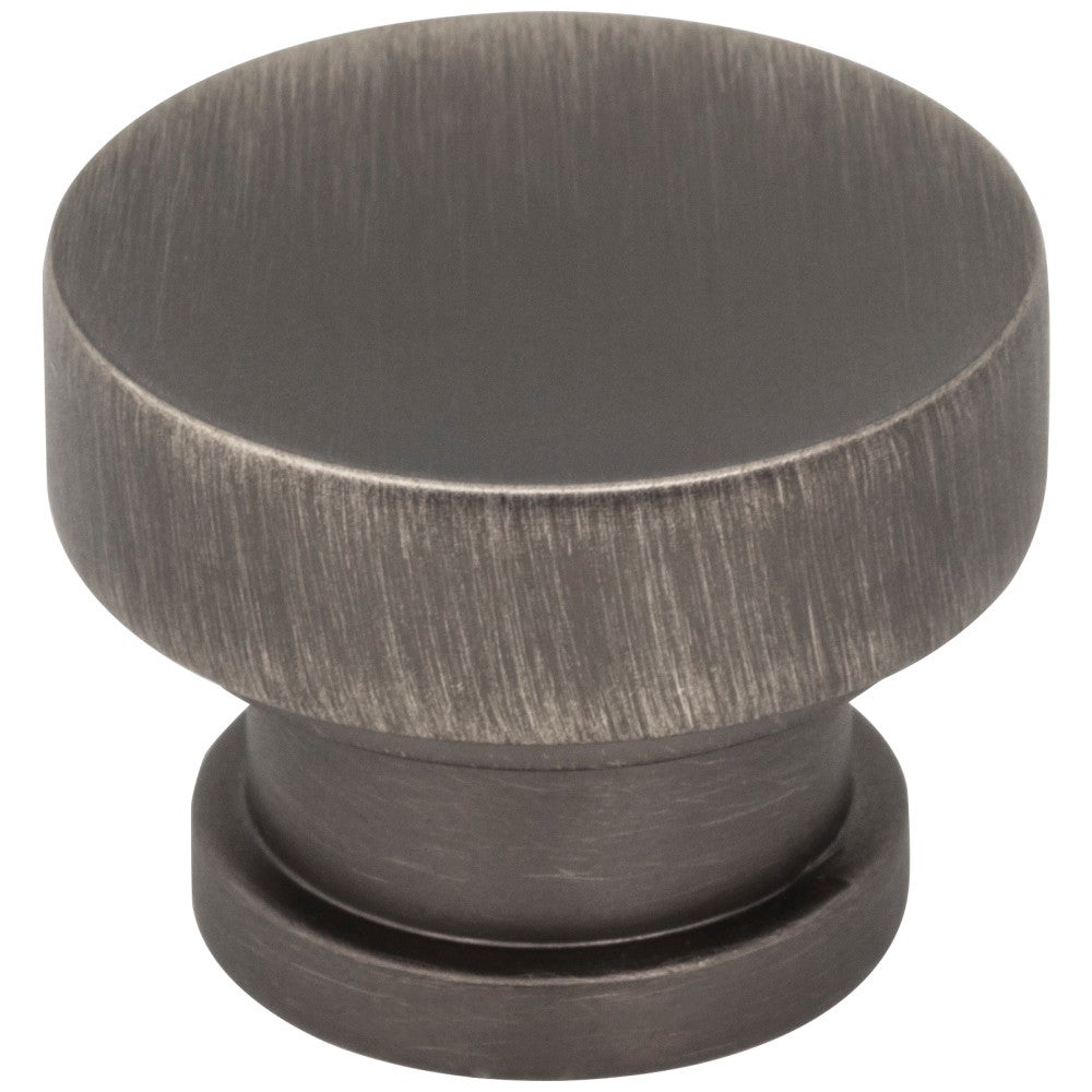 1-1/4" Diameter Brushed Pewter Elara Cabinet Knob