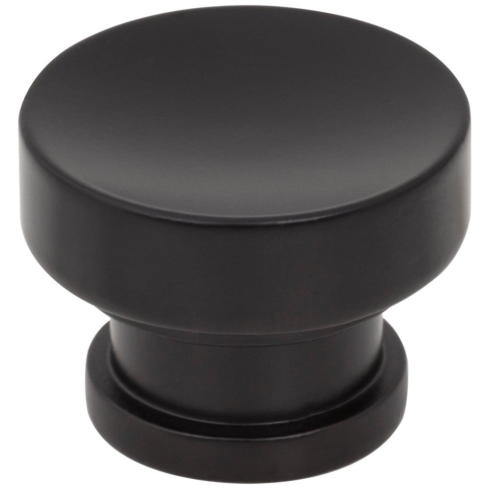 1-1/4" Diameter Matte Black Elara Cabinet Knob