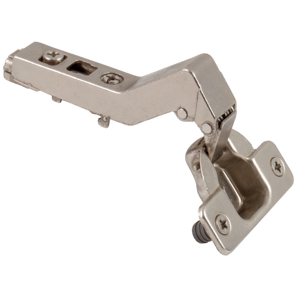 HR MAX™ 45° Standard Duty Corner Overlay Cam Adjustable Self-close Hinge with Press-in 8 mm Dowels