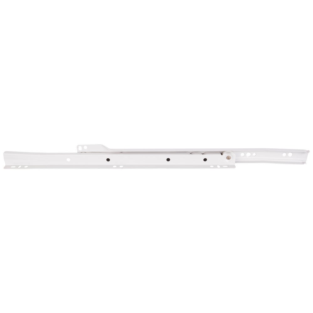 Standard Duty Cream White Self-closing 3/4 Extension Side Mount Epoxy Slide, Builder Pack