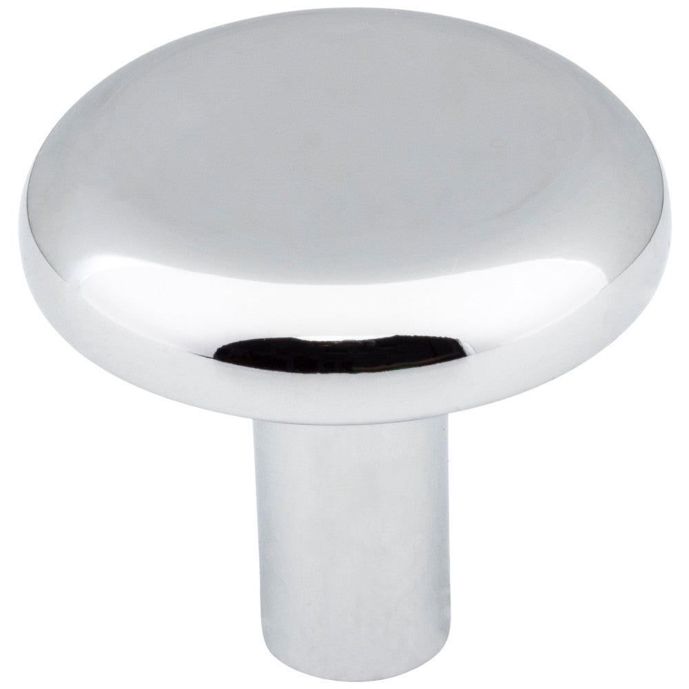 1-1/4" Diameter Polished Chrome Round Seaver Cabinet Knob