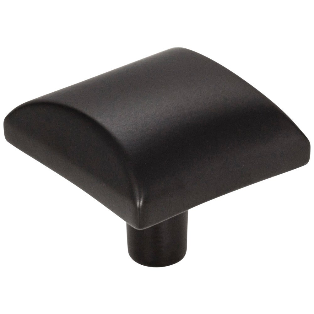 1-1/8" Overall Length Matte Black Square Glendale Cabinet Knob