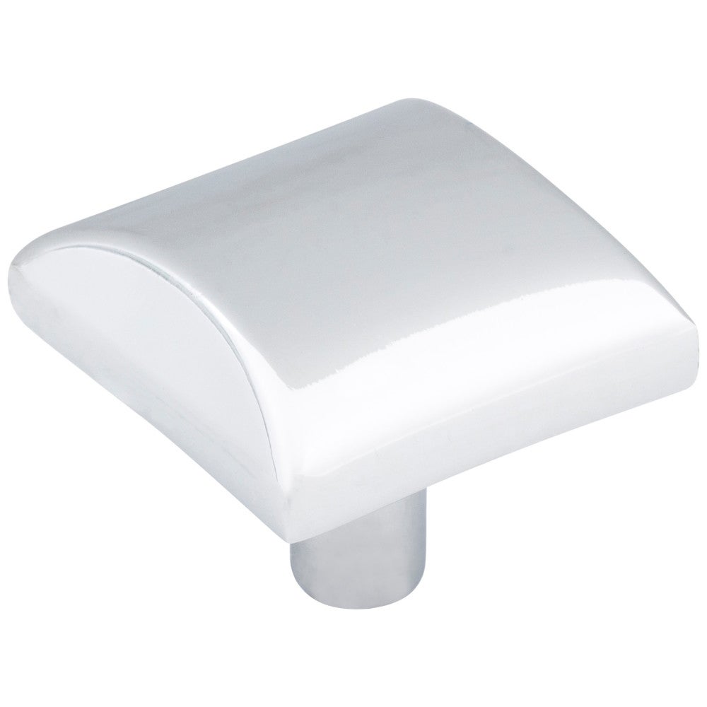 1-1/8" Overall Length Polished Chrome Square Glendale Cabinet Knob