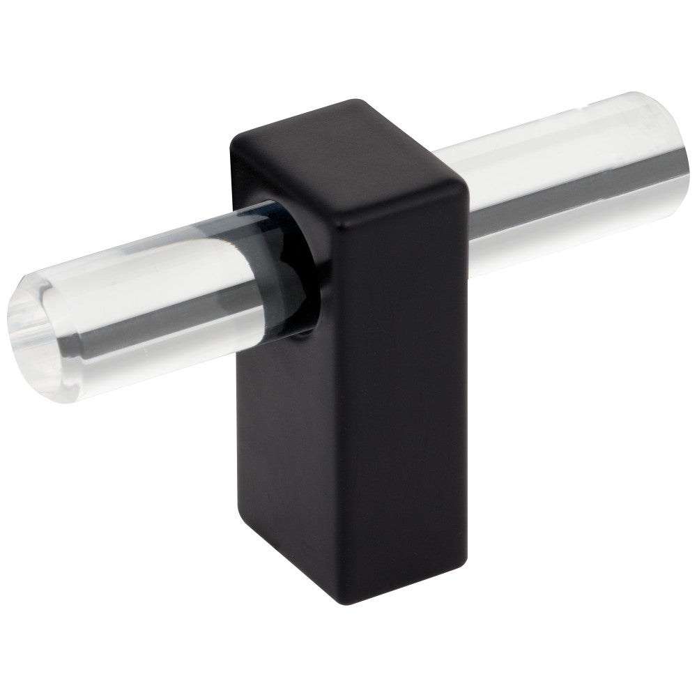 2-3/8" Overall Length Matte Black Spencer "T" Knob