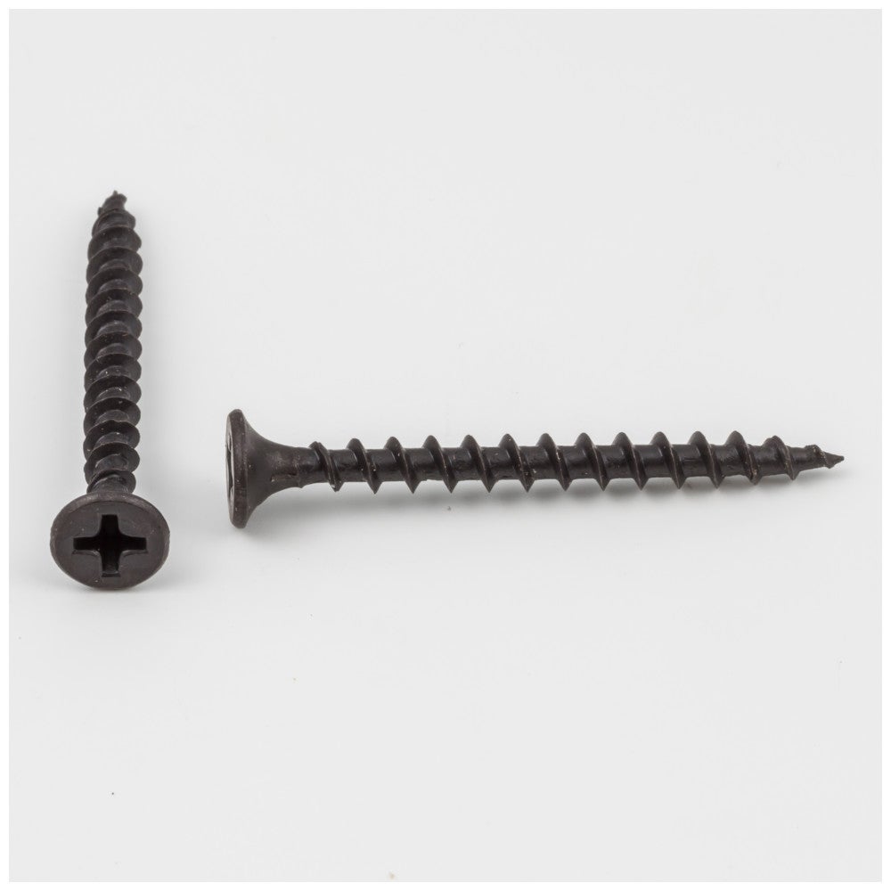 #6 x 1 5/8" Black Phosphate Phillips Drive Coarse Thread Bugle Head Drywall Screw Sold by the Keg. Order 5 for a Keg of 5,000 Screws