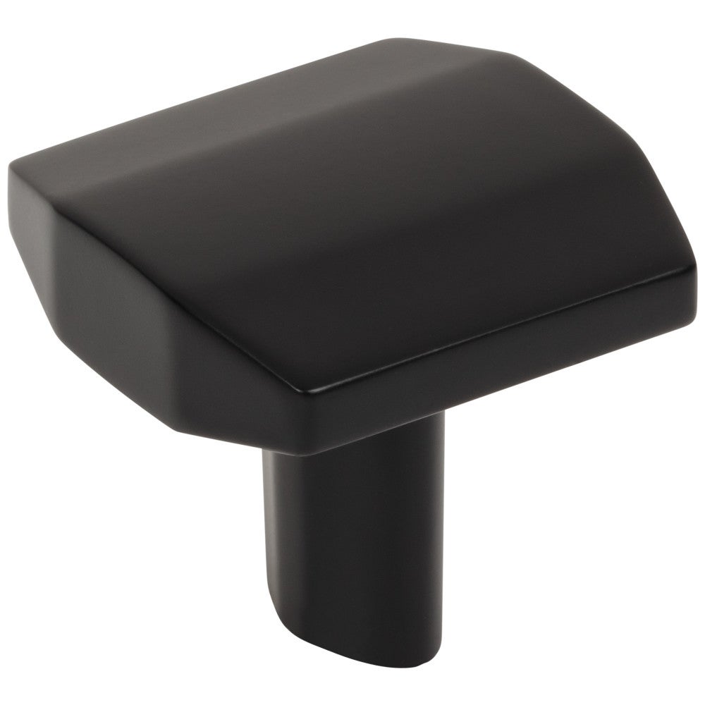 1-1/4"Overall Length Matte Black William Cabinet Knob