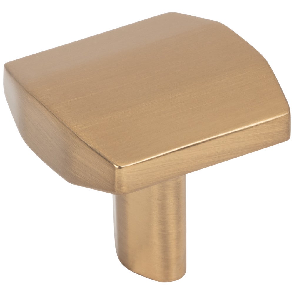 1-1/4"Overall Length Satin Bronze William Cabinet Knob