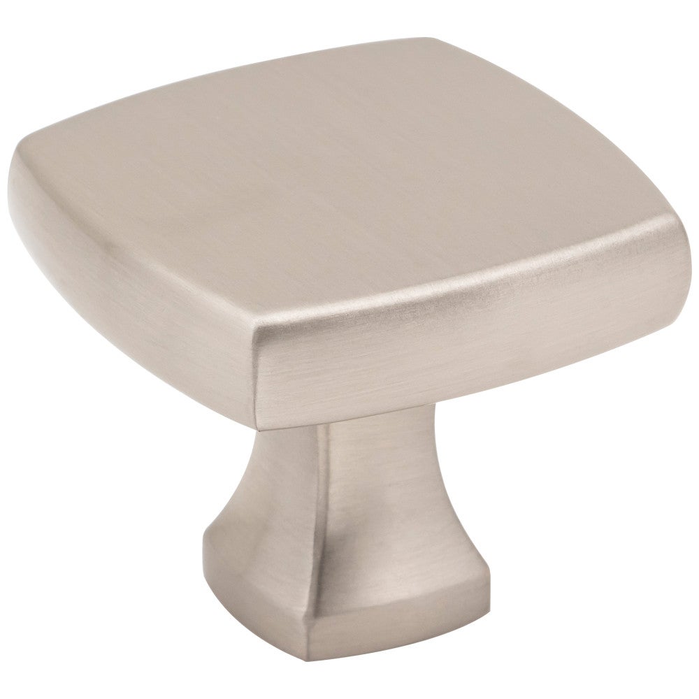 1-3/8" Overall Length Satin Nickel Griffin Cabinet Knob
