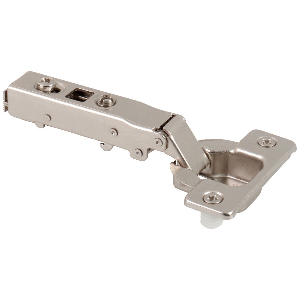HR MAX™ 110° Heavy Duty Full Overlay Screw Adjustable Soft-close Hinge with Press-in 8 mm Dowels