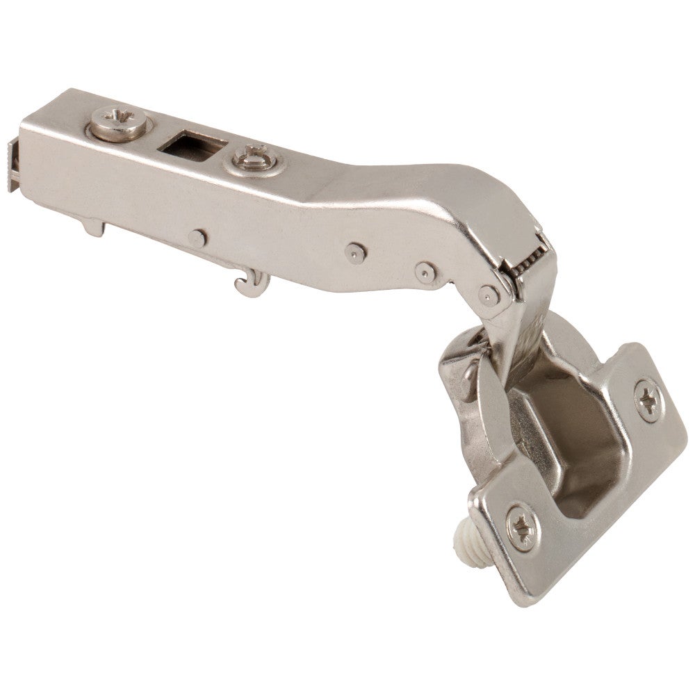 HR MAX™ 45° Heavy Duty Corner Overlay Cam Adjustable Soft-close Hinge with Press-in 8 mm Dowels