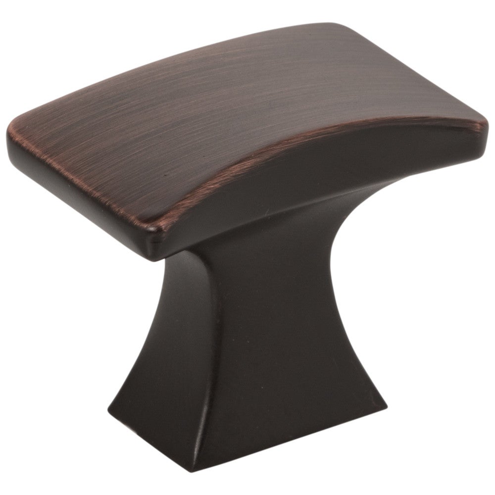 1-1/4" Overall Length Brushed Oil Rubbed Bronze Flared Philip Cabinet Knob