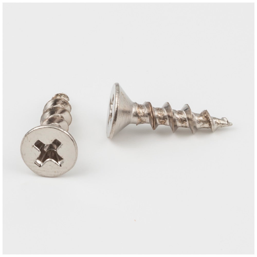 #7 x 5/8" Bright Nickel Phillips Drive Coarse Thread Flat Head Screw Sold by the Box. Order 5 for a Box of 5,000 Screws