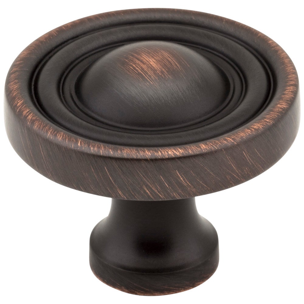 1-3/8" Diameter Brushed Oil Rubbed Bronze Round Bella Cabinet Knob