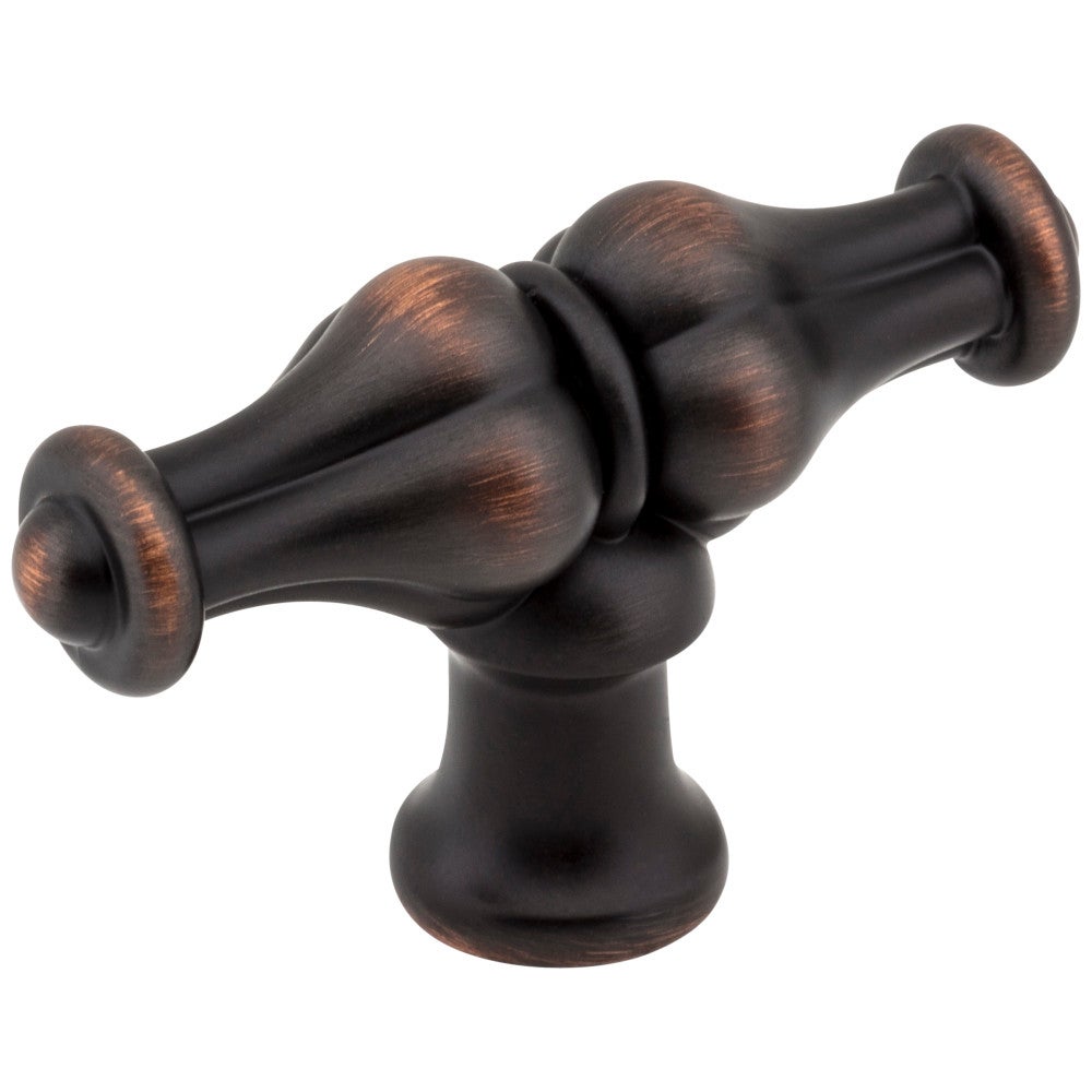 2-1/4" Brushed Oil Rubbed Bronze Bella Cabinet "T" Knob