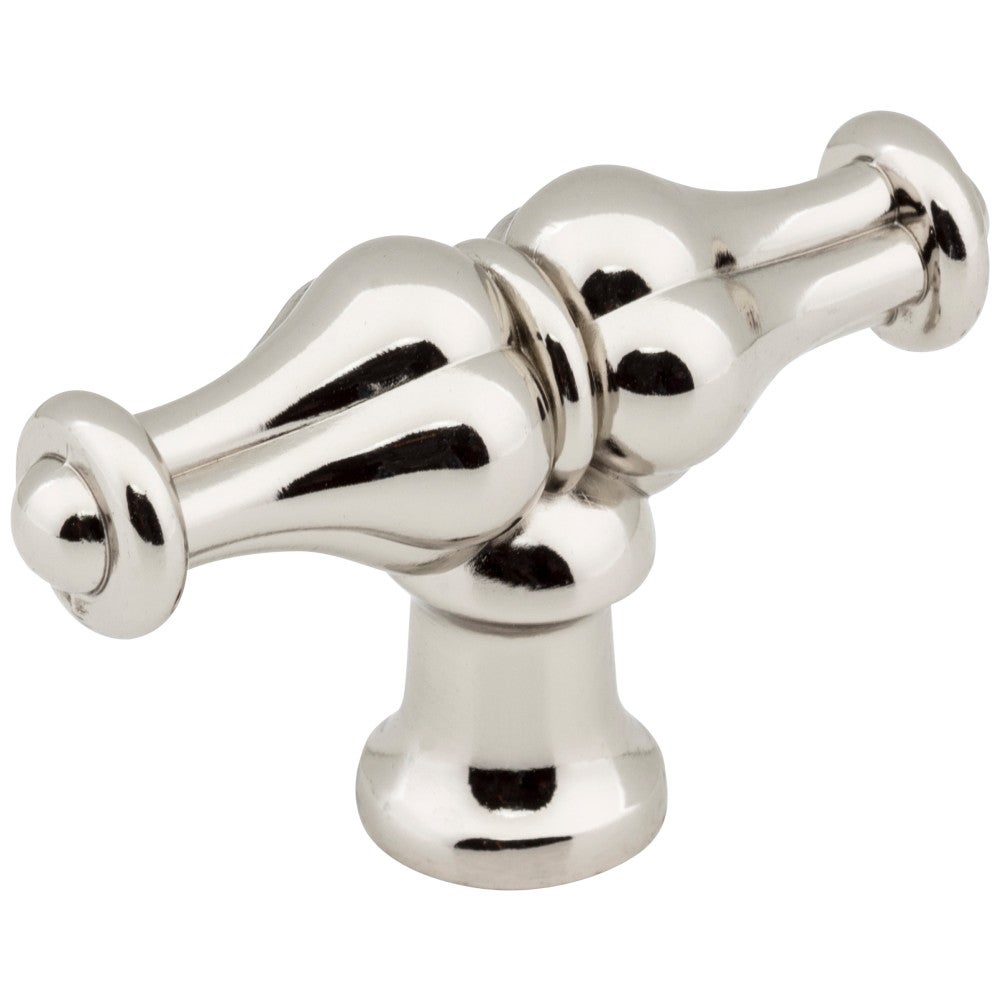 2-1/4" Polished Nickel Bella Cabinet "T" Knob