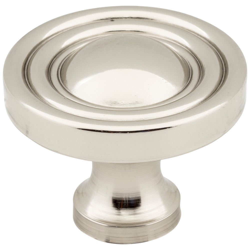 1-3/8" Diameter Polished Nickel Round Bella Cabinet Knob
