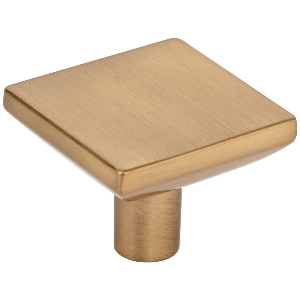 1-5/8" Overall Length Satin Bronze Walker 1 Square Knob