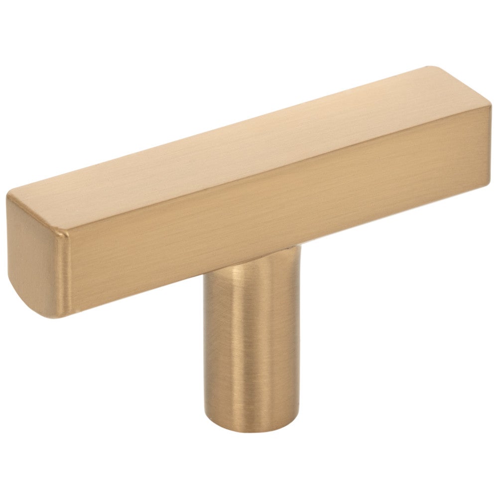 2" Satin Bronze Dominique Cabinet "T" Knob