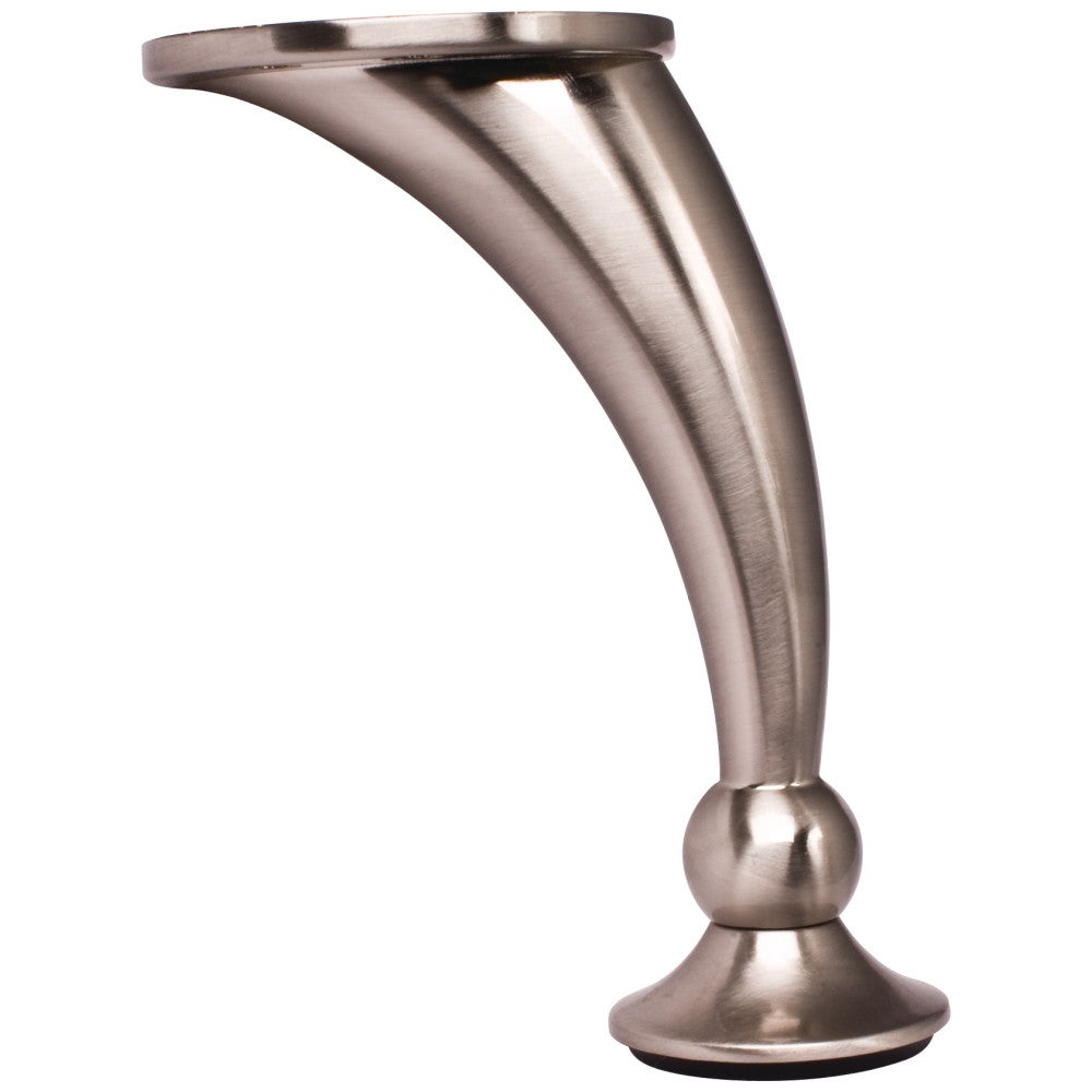 Adjustable Round Curved Metal Furniture Leg
