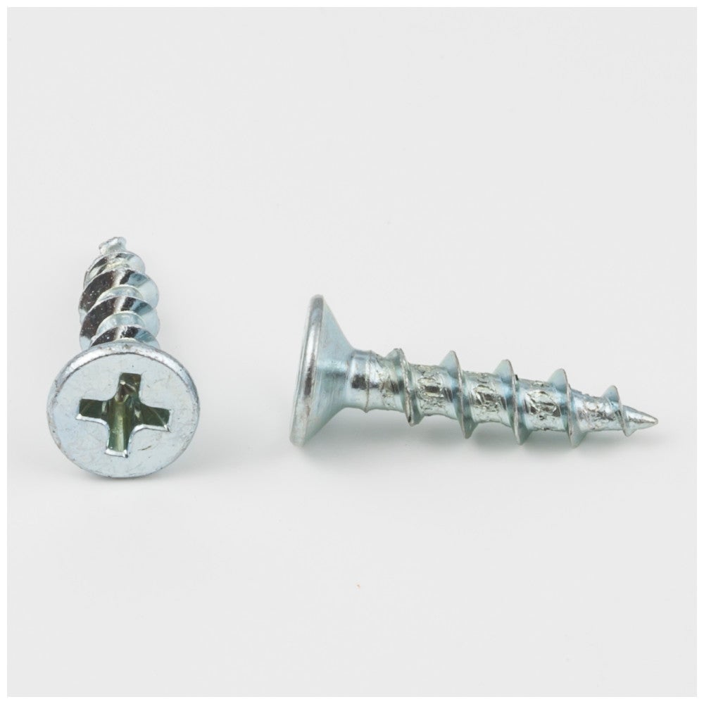 #8 x 3/4" Zinc Plated Phillips Drive Coarse Thread Flat Head Screw Sold by the Box. Order 3 for a Box of 3,000 Screws