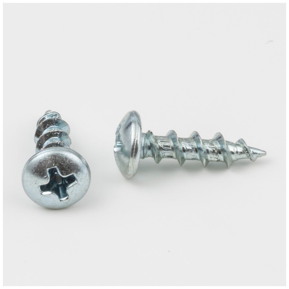 #8 x 5/8" Zinc plated Phillips Drive Coarse Thread Pan Head Screw Sold by the Keg. Order 14 for a Keg of 14,000 Screws