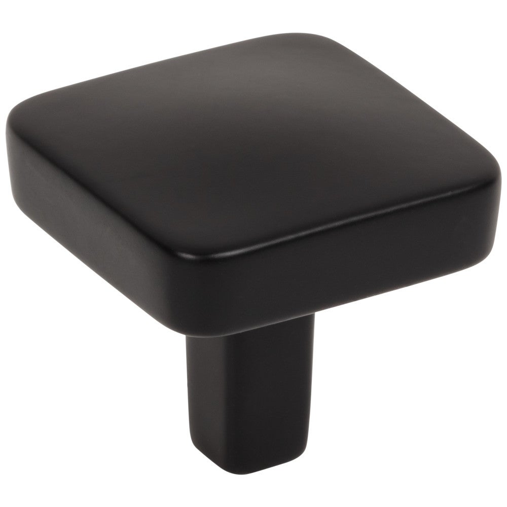 1-1/4" Overall Length Matte Black Whitlock Cabinet Knob