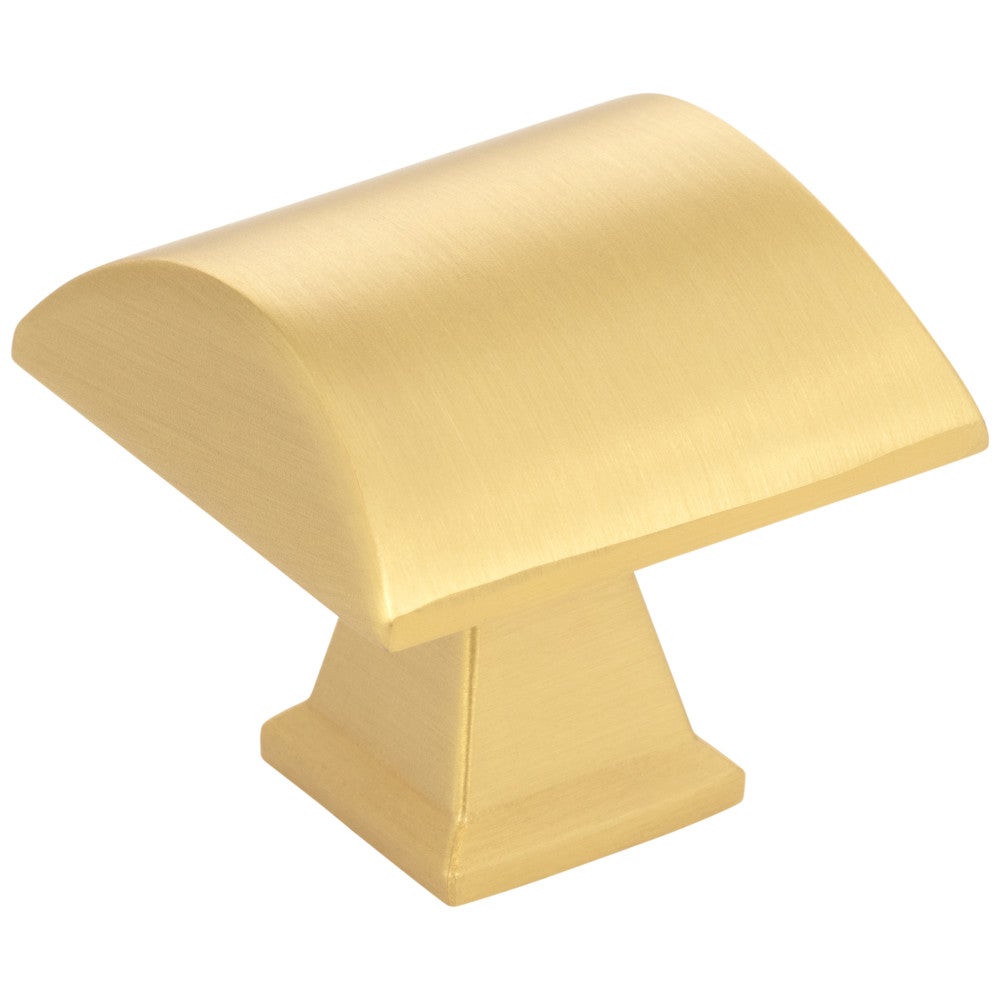 1-1/4" Overall Length  Brushed Gold Roman Cabinet Knob